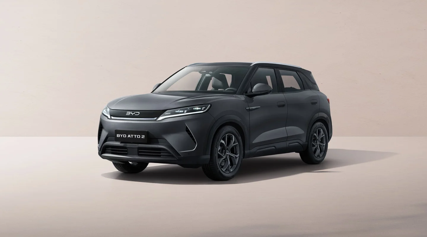 BYD ATTO 2 w kolorze Climbing Grey