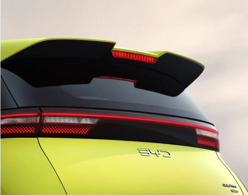 BYD Dolphin Surf ze sportowym spojlerem dachowym